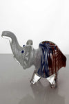 Standing elephant glass hand pipe_2