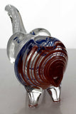 Standing elephant glass hand pipe_1