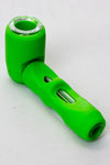 Silicone hand pipe with multi holes glass bowl and tube_3