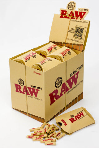 Raw Rolling paper pre-rolled Slim filter tips_0