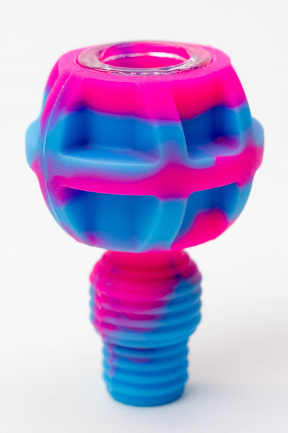 2-in-1 Silicone bowl with multi-hole glass bowl_3