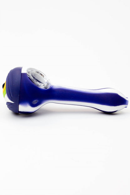 EYE Silicone hand pipe with glass bowl_6
