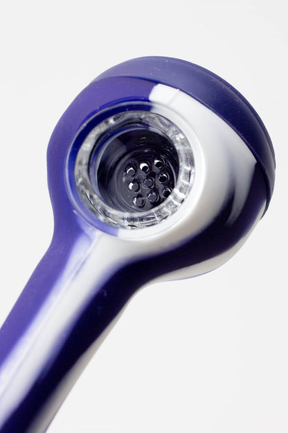 EYE Silicone hand pipe with glass bowl_7