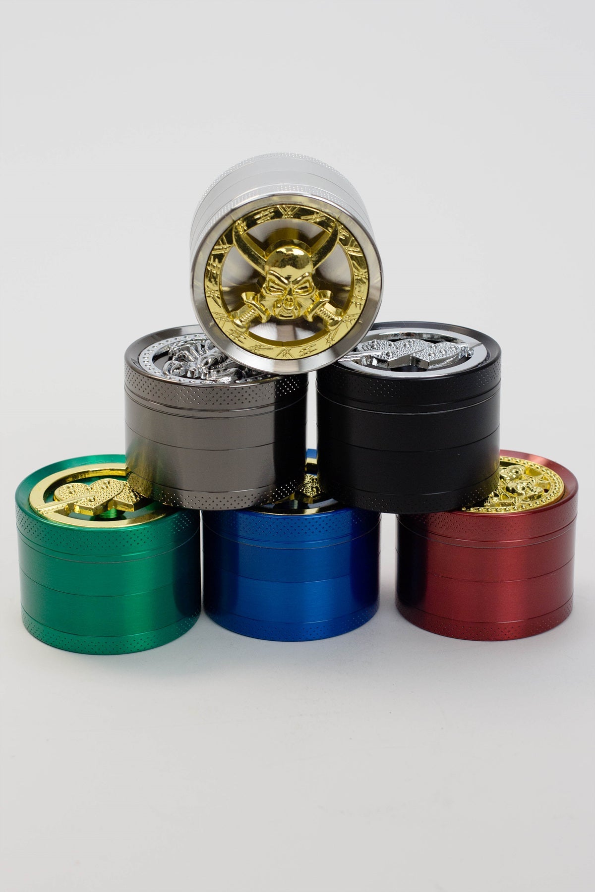 GHOST 4 parts color grinder with a decoration lid_0