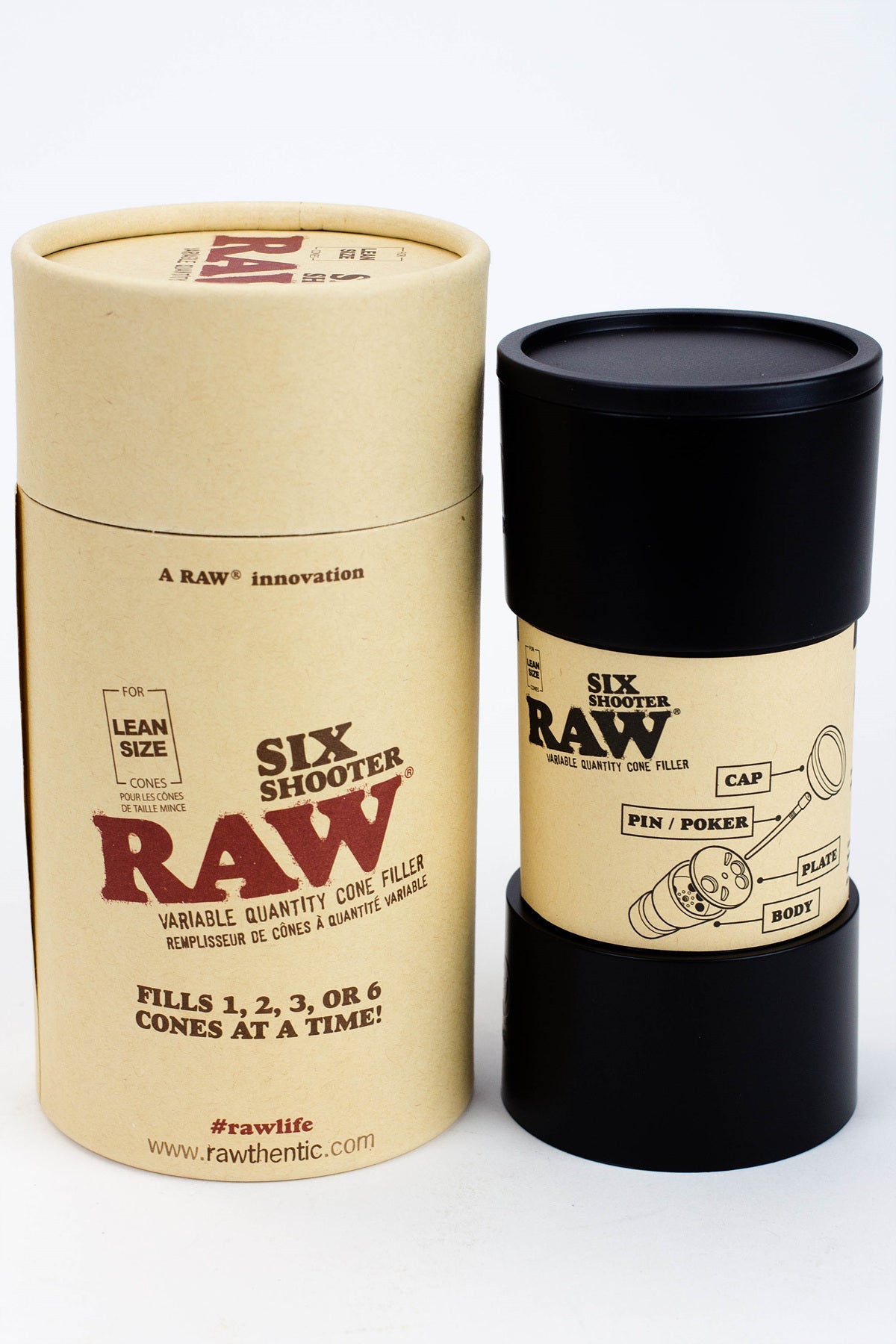 Raw six shooter for Lean size cones_0