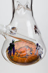 12" Cartoon beaker glass water bong_1