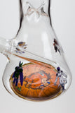 12" Cartoon beaker glass water bong_1