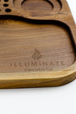 Walnut King size rolling tray Model 1_3