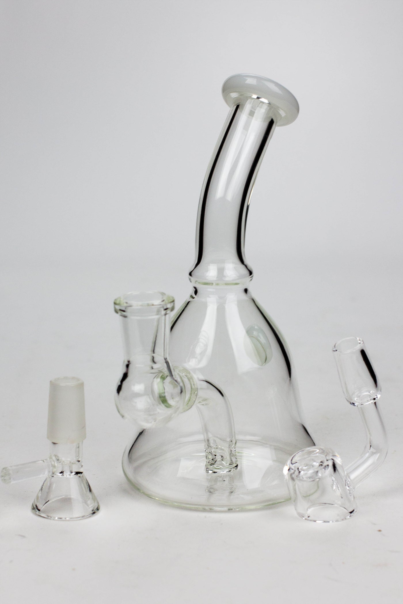 6" 2-in-1 fixed 3 hole diffuser bell bubbler_9