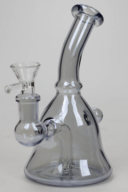 6" 2-in-1 fixed 3 hole diffuser bell Metallic tinted bubbler_8