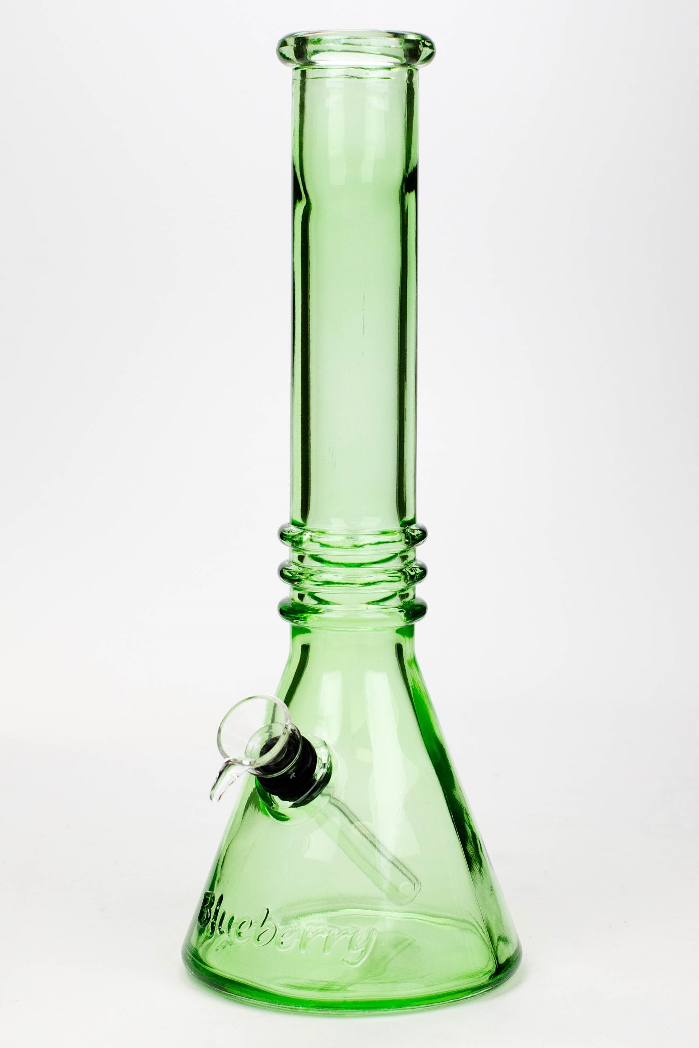 12" colored soft glass water bong_8