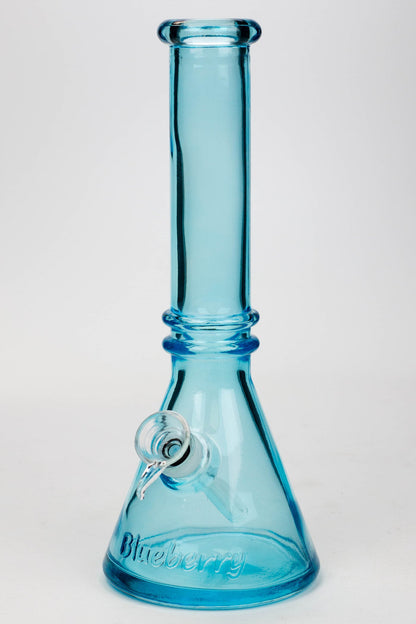 10" colored soft glass water bong_8