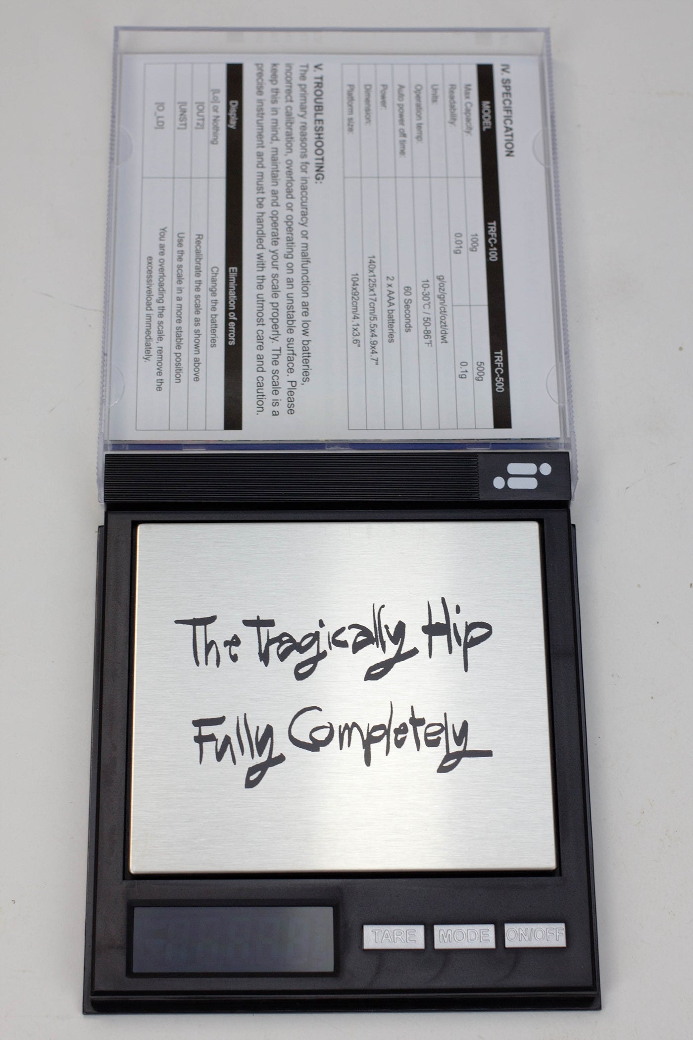 The Tragically HIP TRFCO 100  scale_0