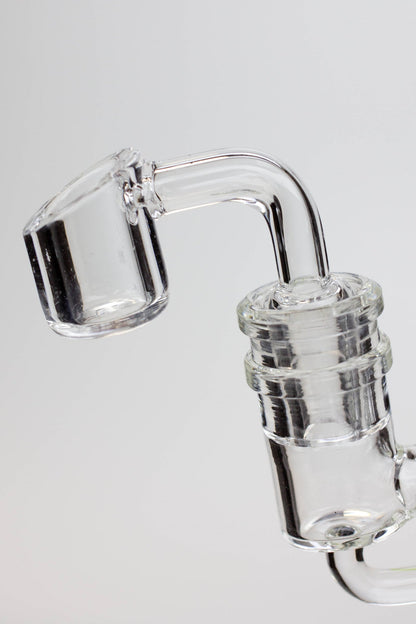 6" Genie Double glass recycle rig with shower head diffuser_1