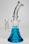 9" GENIE Shower head glass beaker bong with liquid cooling freezer_11