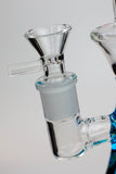 9" GENIE Shower head glass beaker bong with liquid cooling freezer_9
