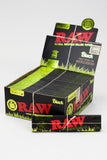 RAW Black Organic Hemp Rolling Paper_1