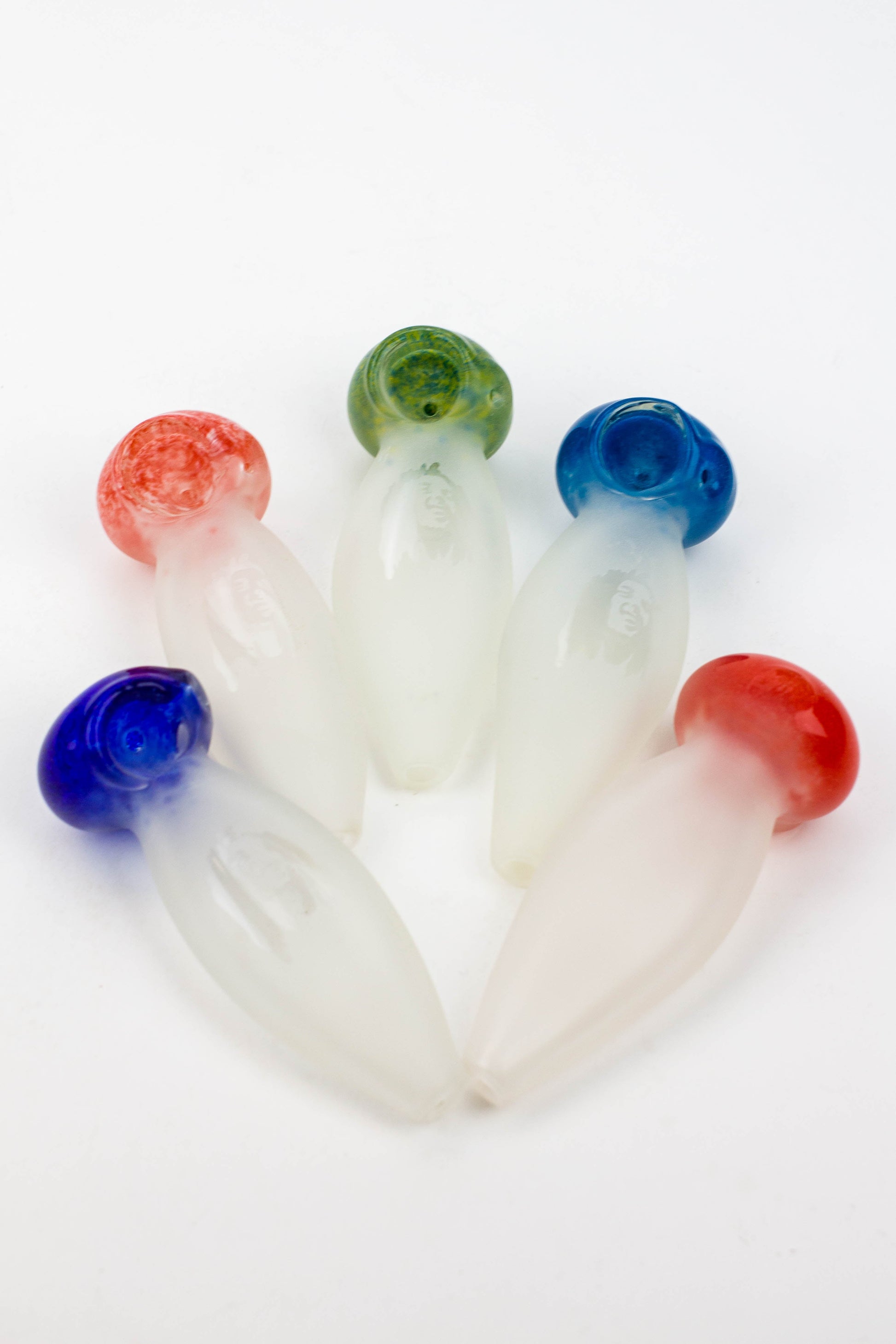 4.5" Frost soft glass hand pipe - 8698_0