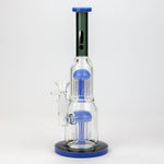 11" Infyniti double percolator glass bubbler_4