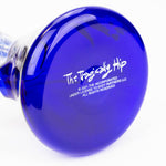 THE TRAGICALLY HIP-15.5" blue glass water pipe with single percolator by Infyniti_1