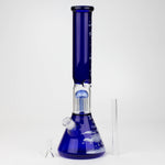 THE TRAGICALLY HIP-15.5" blue glass water pipe with single percolator by Infyniti_2