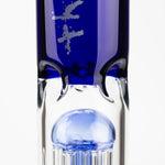 THE TRAGICALLY HIP-15.5" blue glass water pipe with single percolator by Infyniti_7