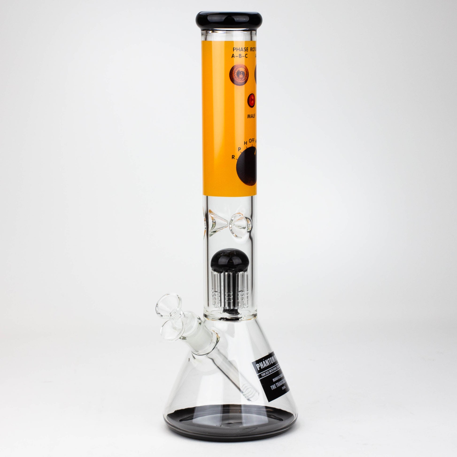 THE TRAGICALLY HIP-15.5" glass water pipe with single percolator by Infyniti_0