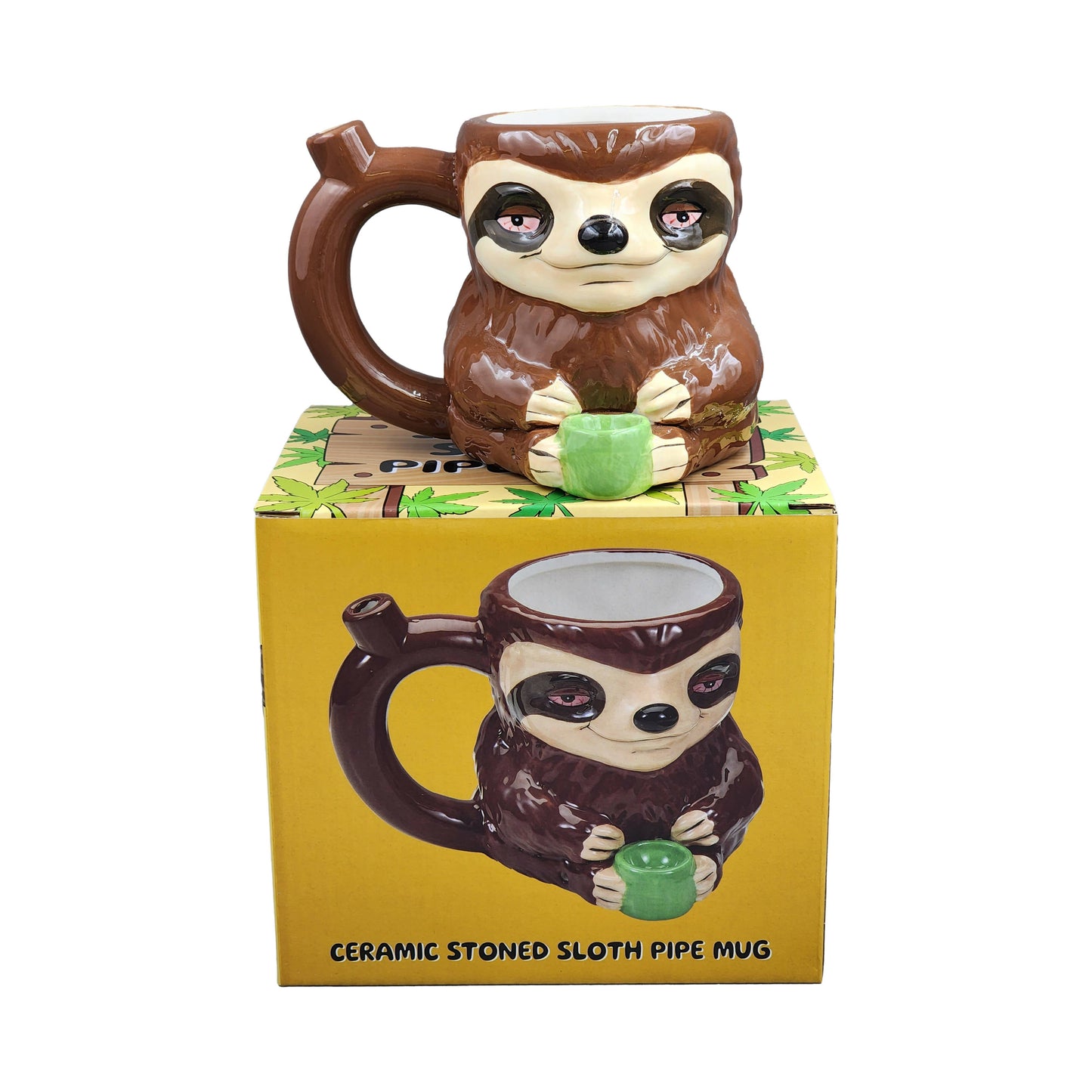 Stoned sloth mug pipe_8