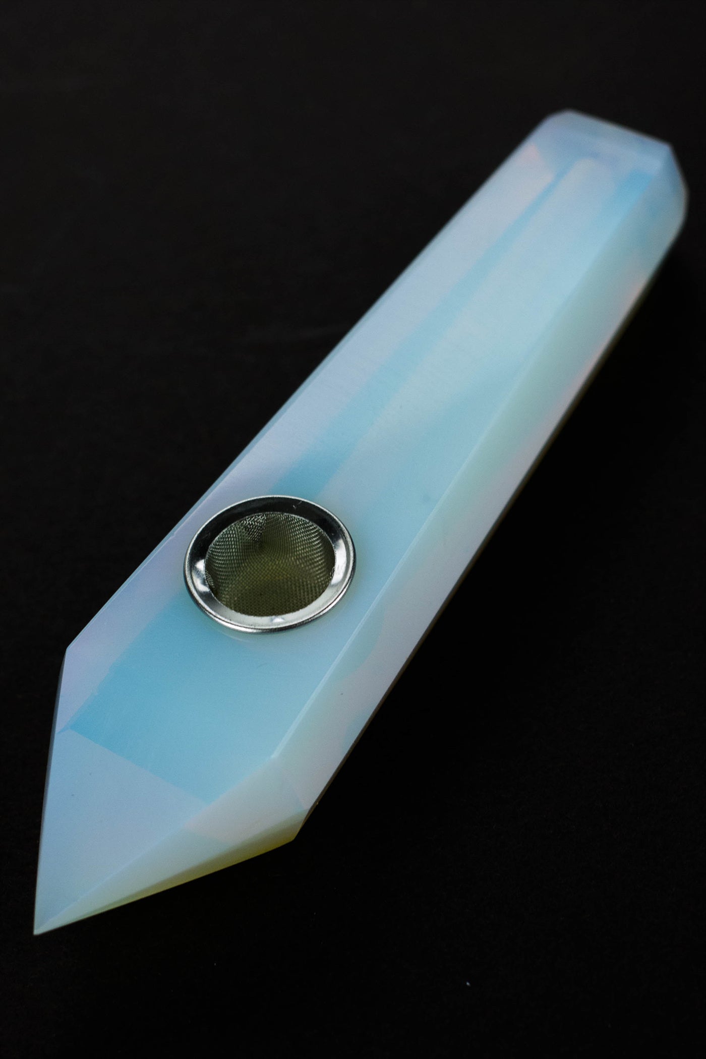Acid Secs - Natural Plain Opal Smoking Pipe_2