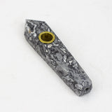 Acid Secs - Crystal Stone Smoking Pipe with choke hole_2
