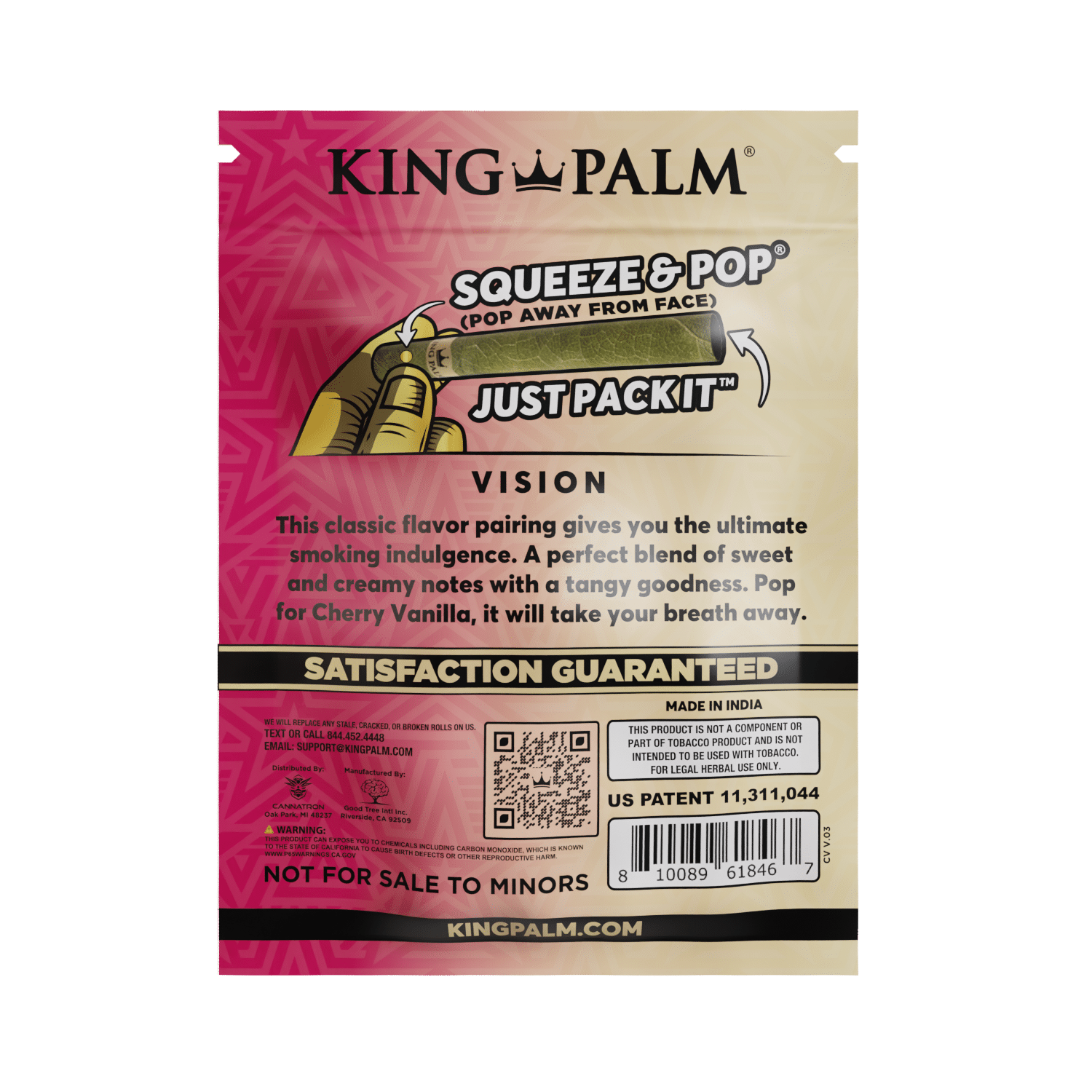 King Palm | 5 Rollie Rolls – Cherry Vanilla Box of 15_1
