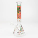 10" RM decal Glow in the dark glass water bong_6