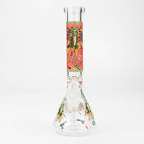 10" RM decal Glow in the dark glass water bong_2