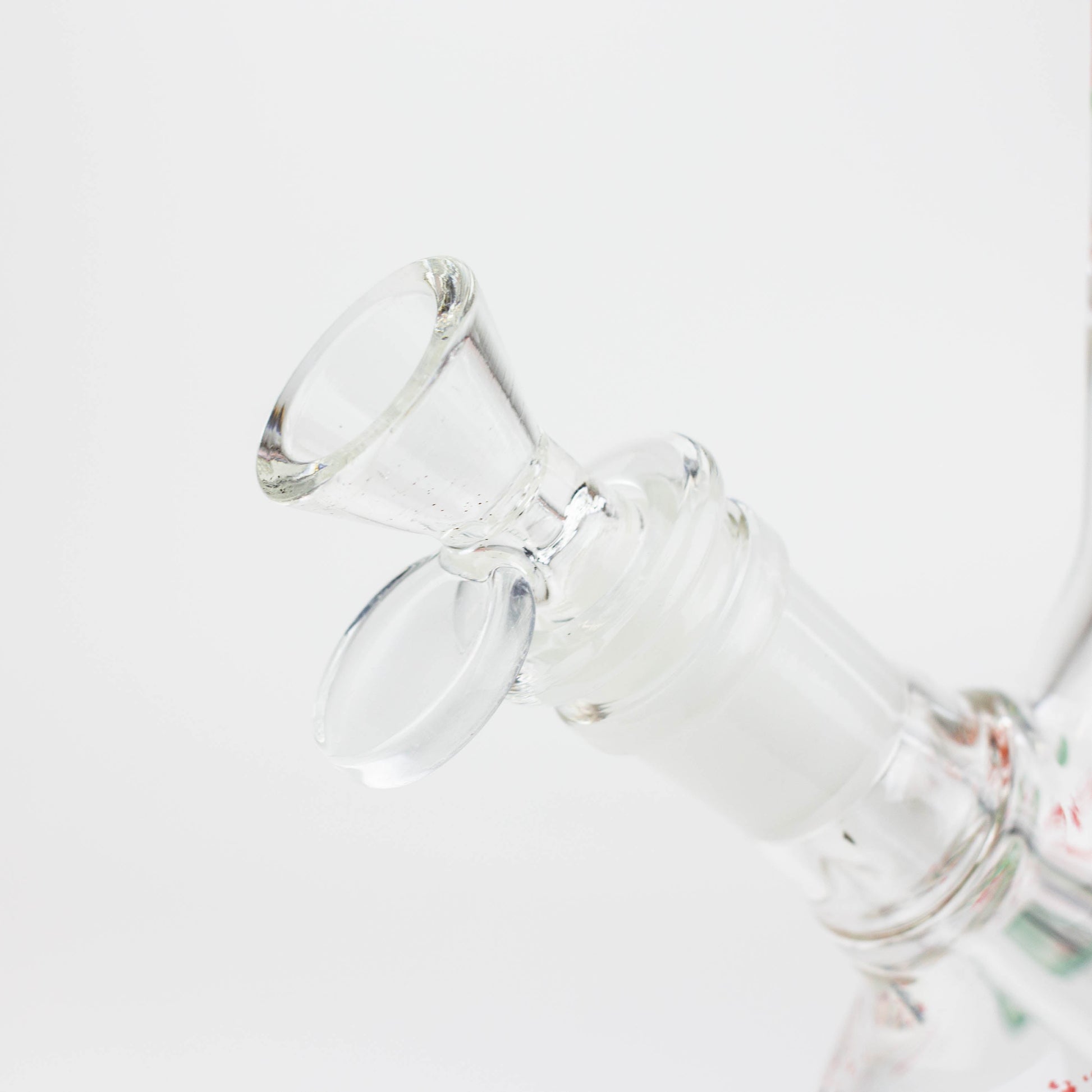 10" RM decal Glow in the dark glass water bong_4