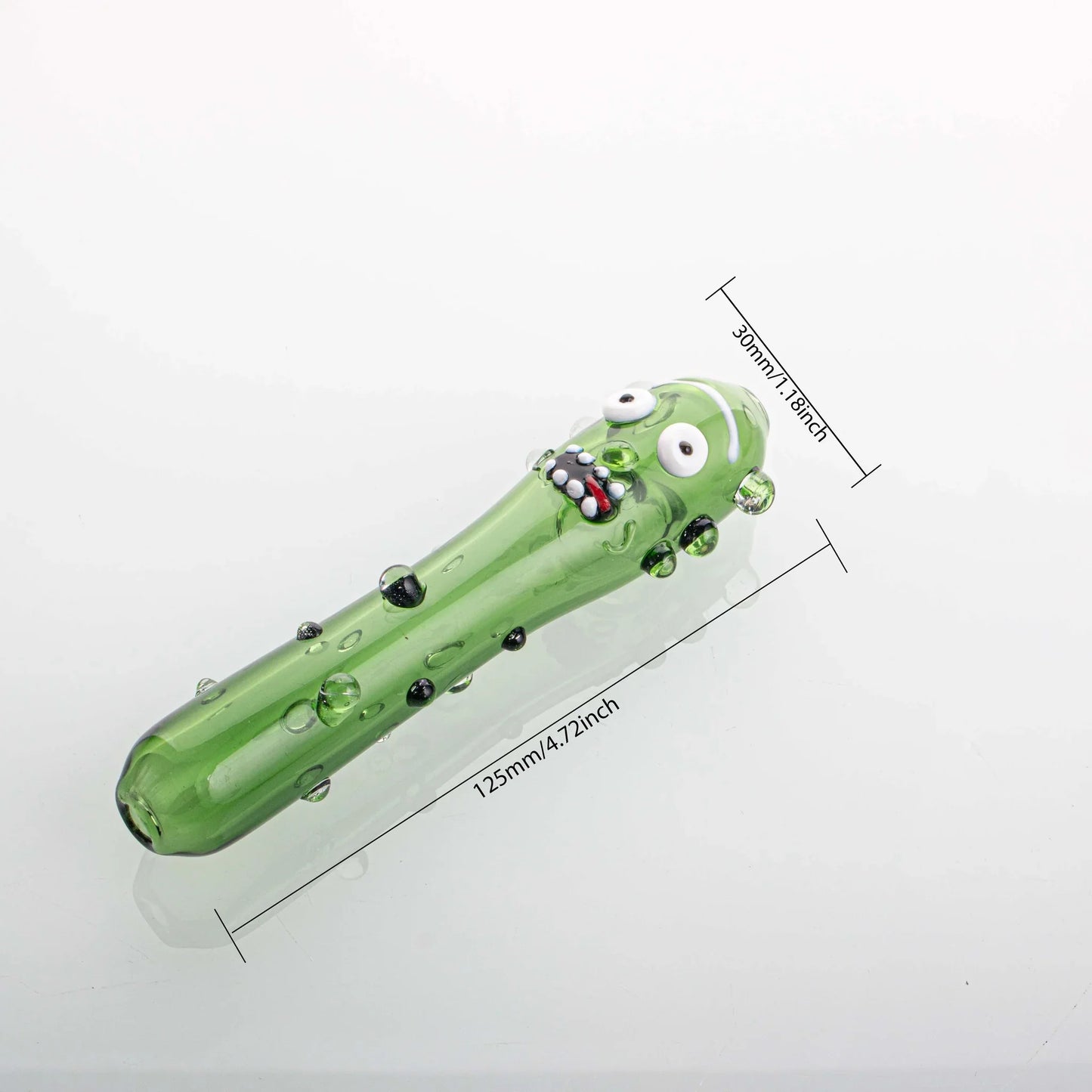 Gotoke | 4.72“ Green Cucumber Fruit Glass Pipe_2