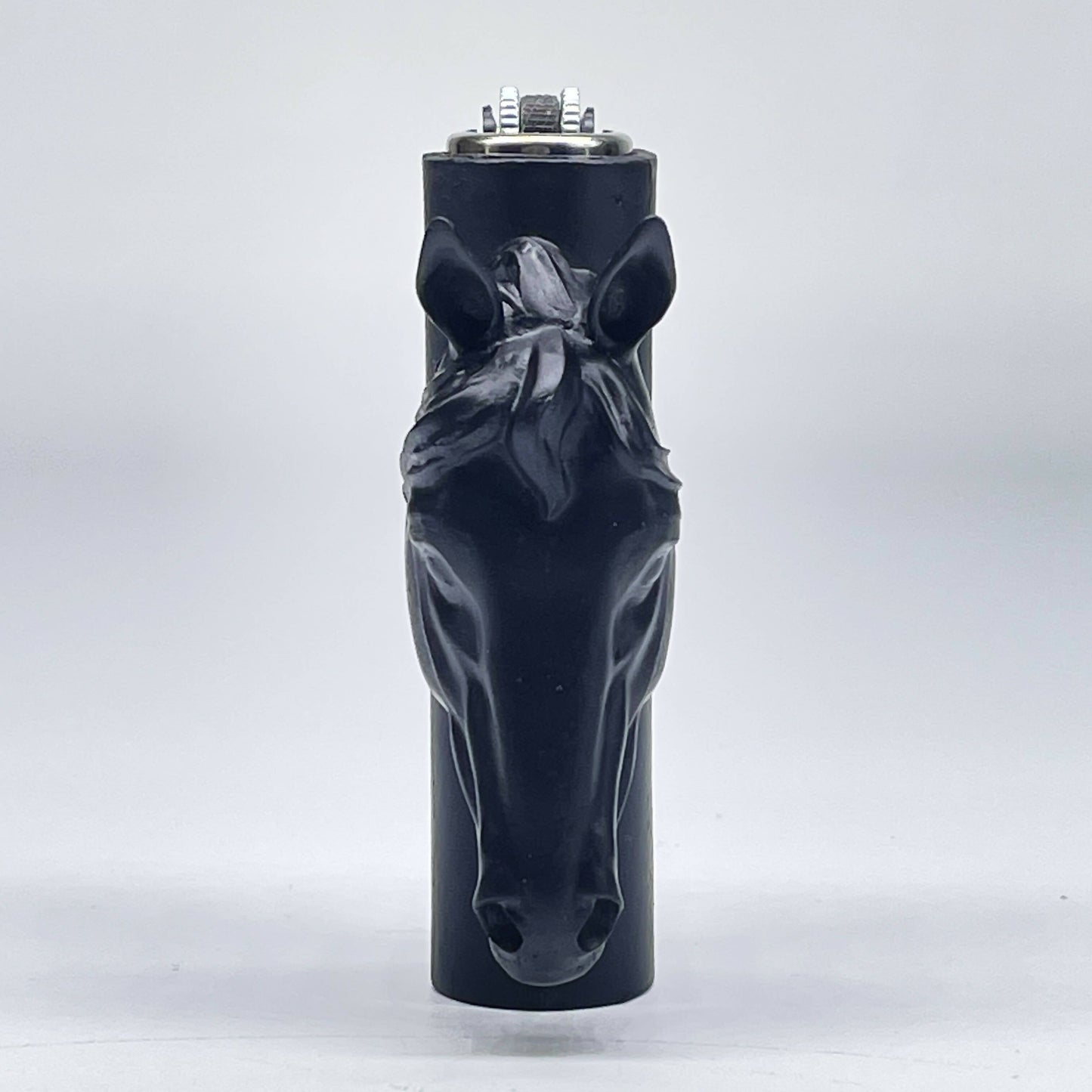 Black Horse 3D Lighter Case for Mini ClipperLighter_3