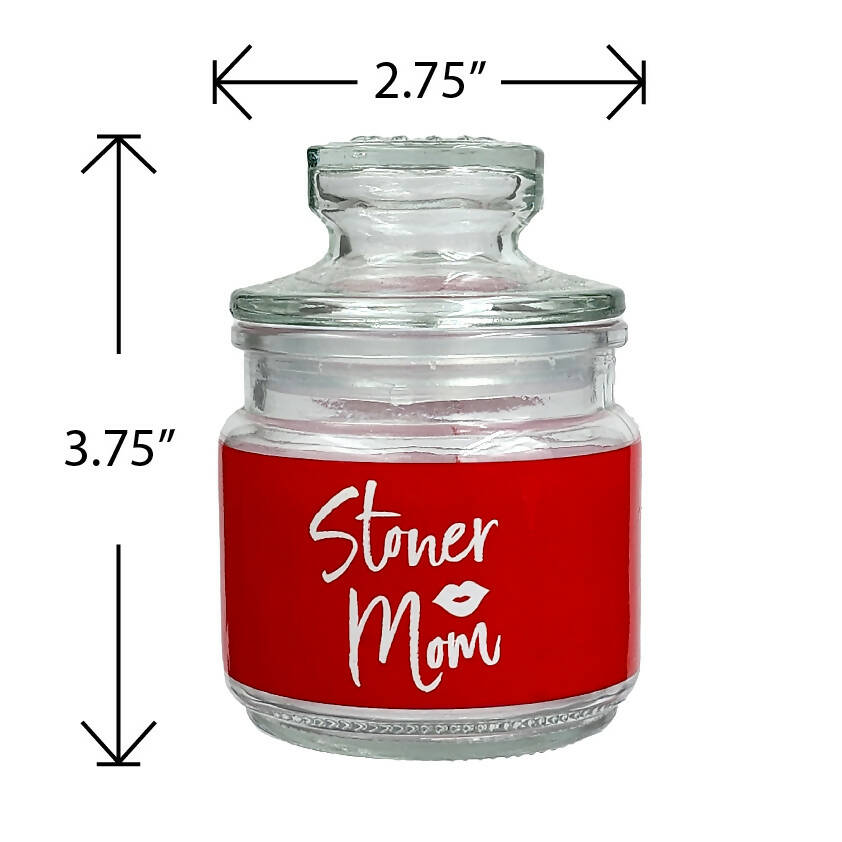 ASHTRAY AND STASH JAR SET - RED STONER MOM DESIGN_1