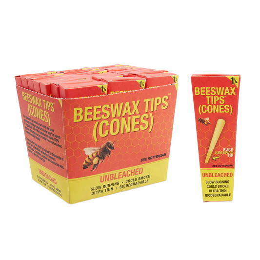 BEESWAX TIPS™ 1-1/4 PRE ROLLED CONES BOX OF 21_0