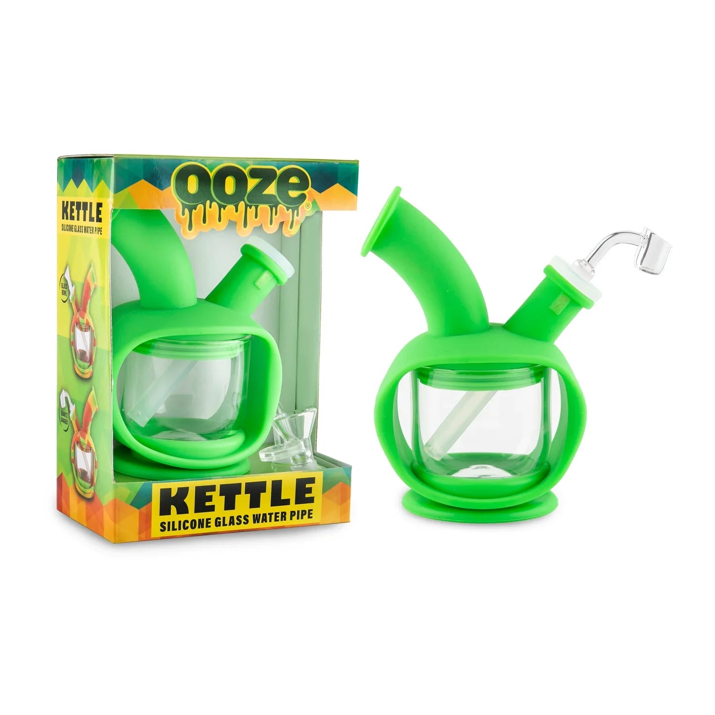 Ooze | Kettle Silicone Water Bubbler & Dab Rig_1