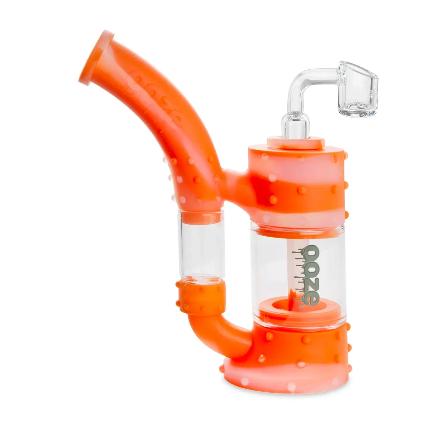 Ooze | Stack Pipe Silicone Water Bubbler & Dab Rig_6