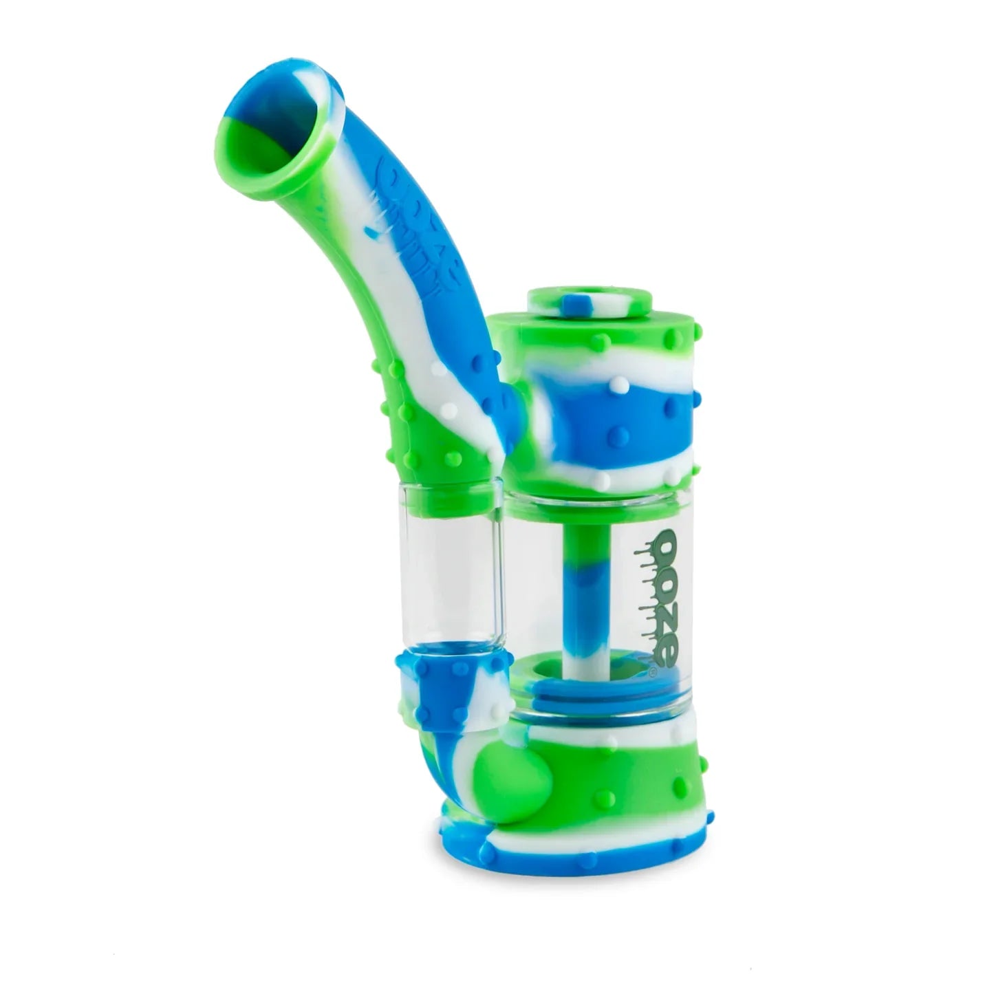 Ooze | Stack Pipe Silicone Water Bubbler & Dab Rig_4