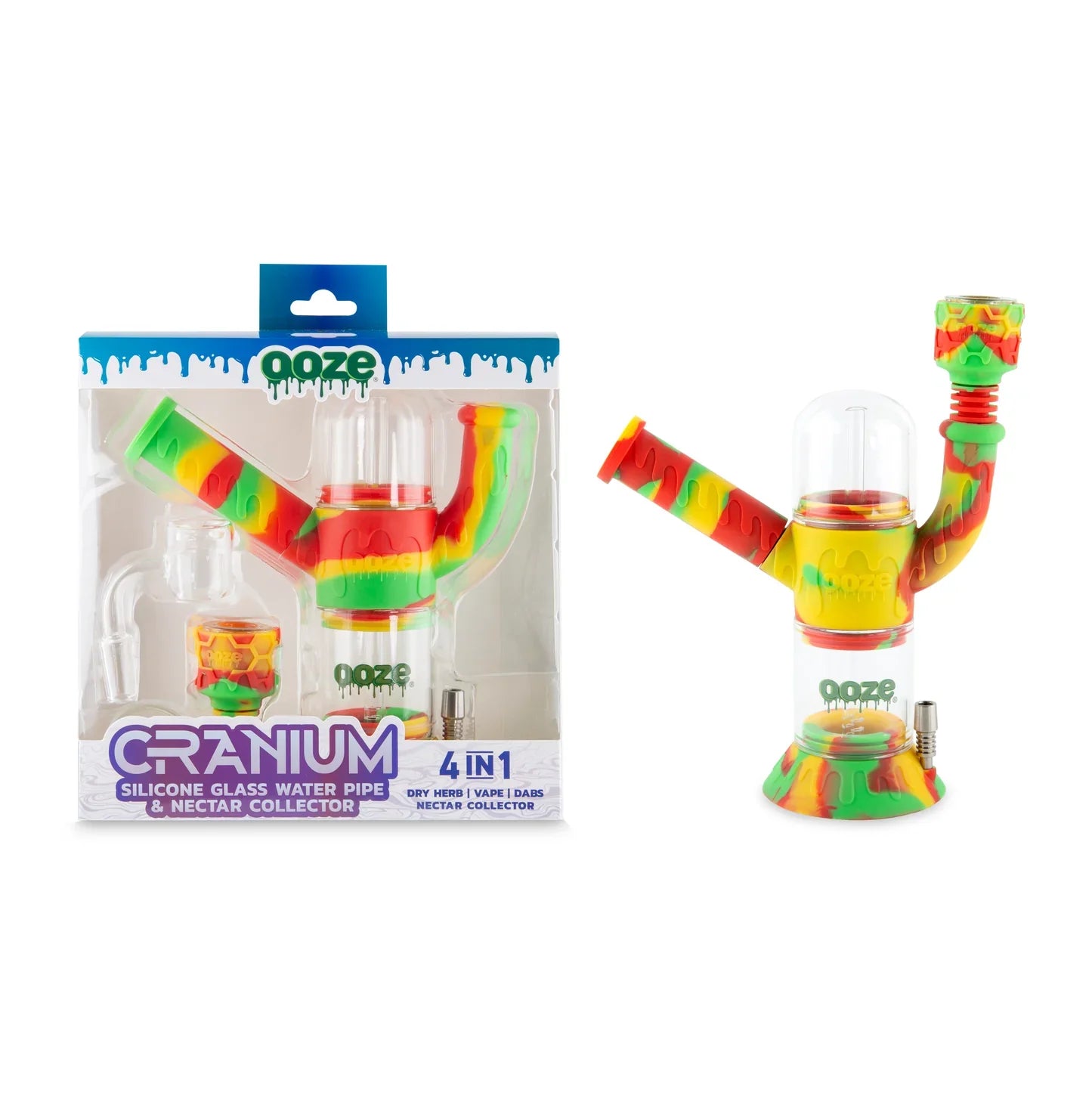 Ooze | Cranium Silicone Water Pipe, Dab Rig & Dab Straw_5