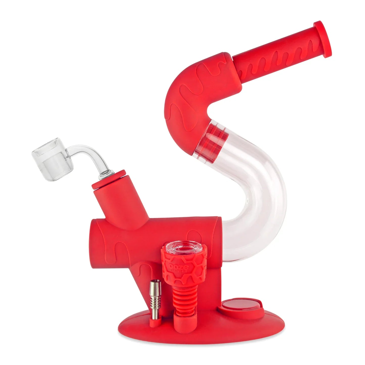 Ooze | Swerve Silicone Water Pipe, Dab Rig & Dab Straw_7
