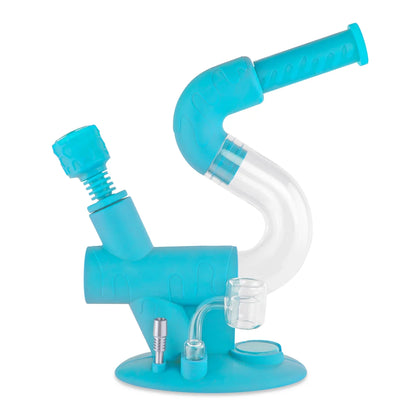 Ooze | Swerve Silicone Water Pipe, Dab Rig & Dab Straw_3