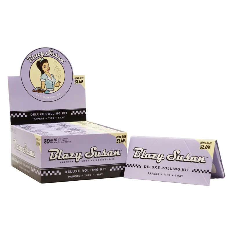 Blazy Susan | Purple King Size Deluxe Rolling Kit box of 20_0