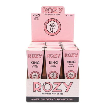 Rozy | Pink King Size Pre-Rolled Cones 3pk – 24ct Display_2