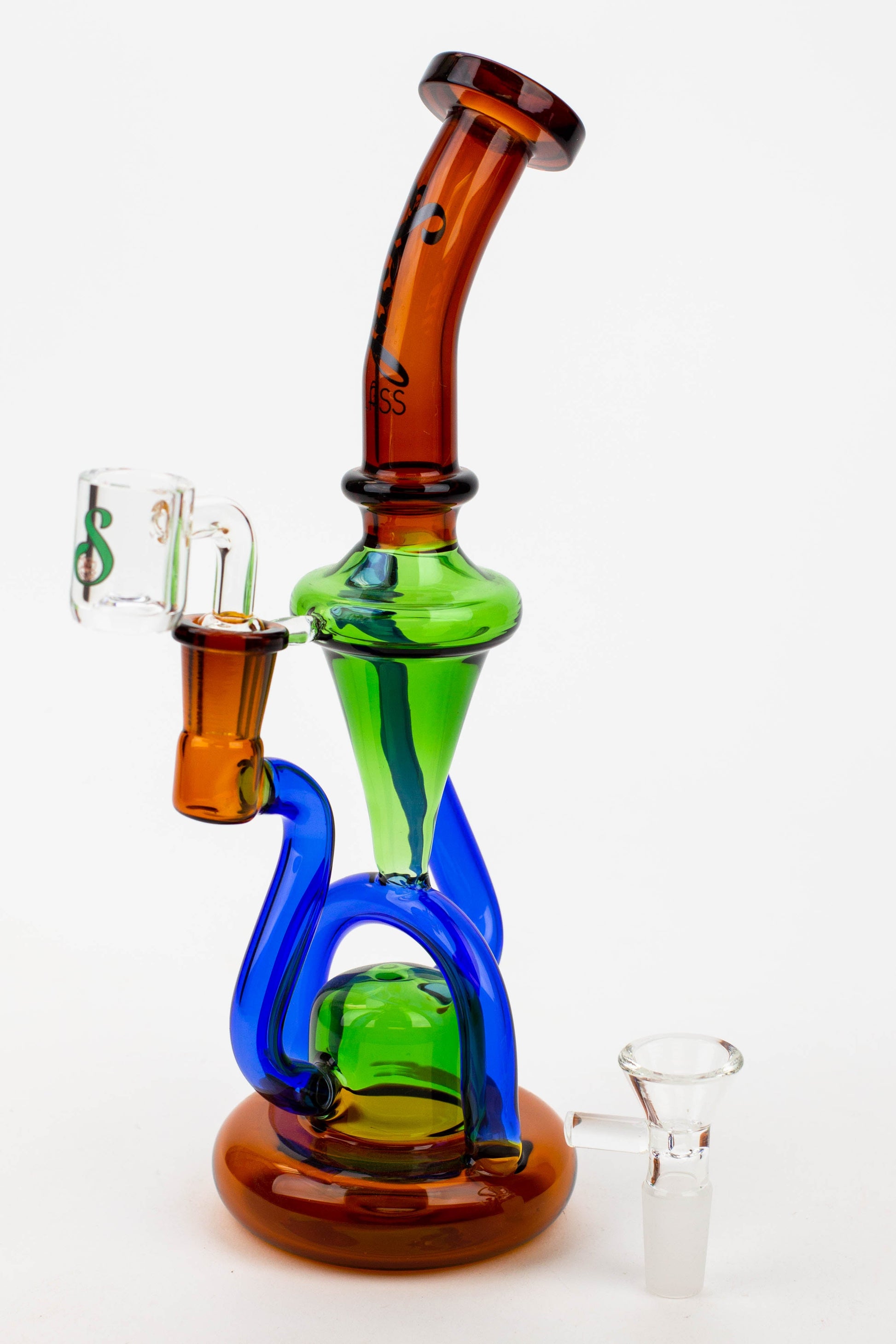 10" SOUL Glass 2-in-1 recycler [S2062]_0