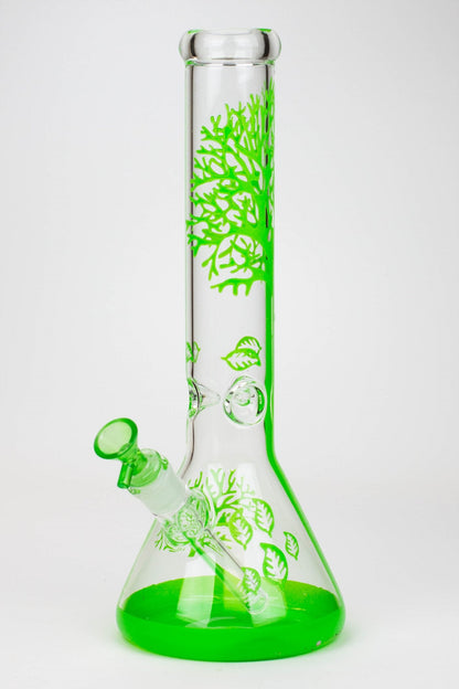 15" Tree of Life classic beaker glass bong_15