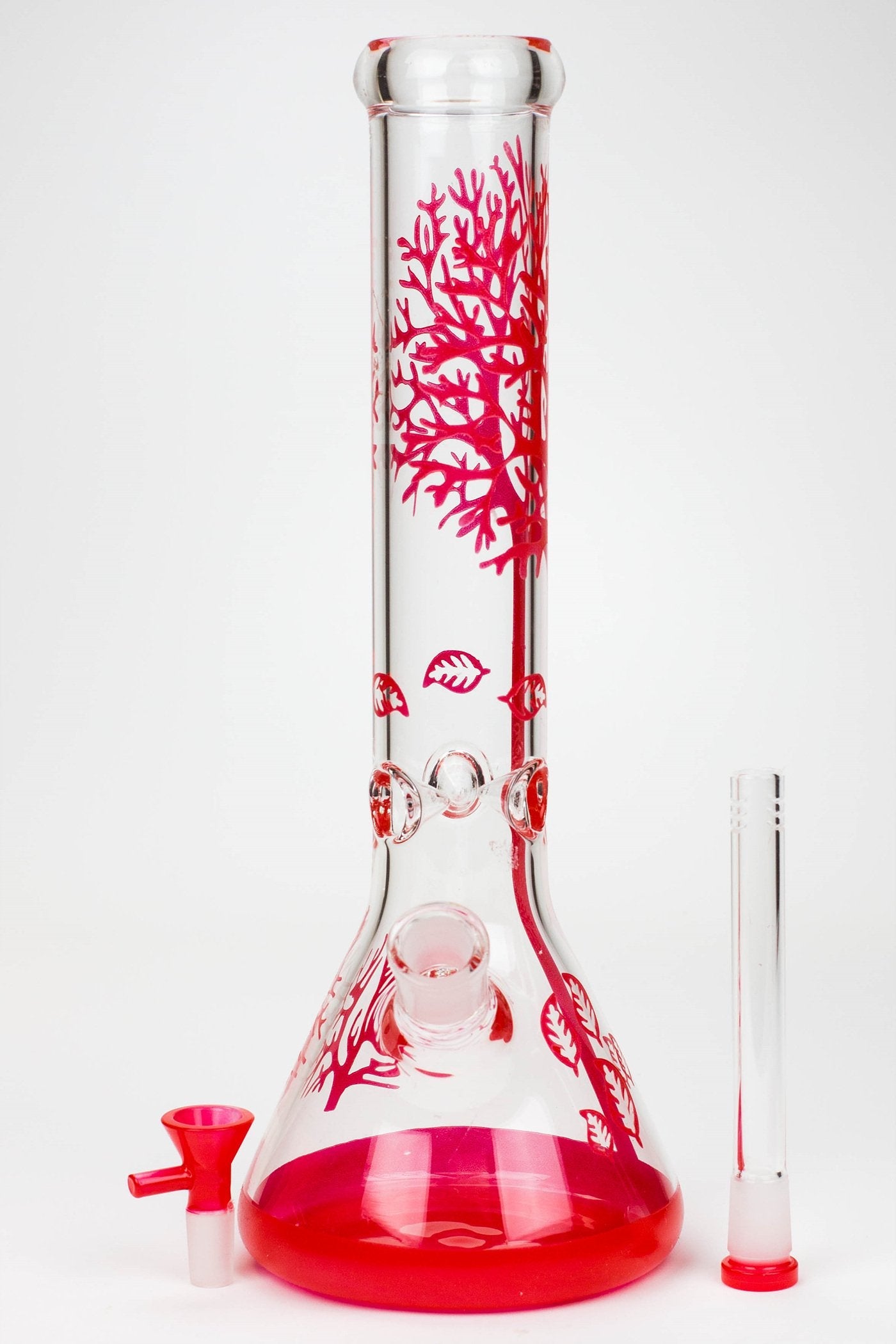 15" Tree of Life classic beaker glass bong_6