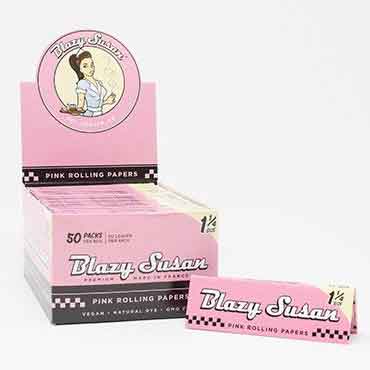 Blazy Susan | Pink 1-1/4 Rolling paper box of 50_1